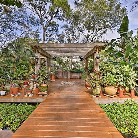 فيلا Sarasota Bungalow With Pergola, Garden And Waterfalls! المظهر الخارجي الصورة